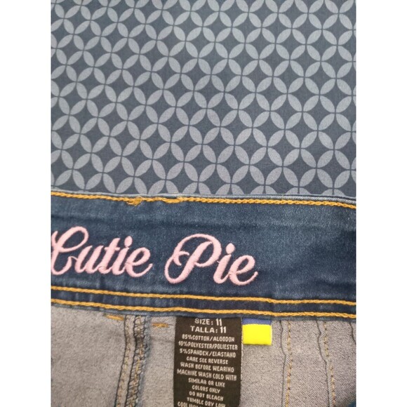 WAIST 30 INCHES SIZE 11 SKINNY JEANS STRETCH PUSH UP DENIM BLUE 11- 5 CTP16 SZ11 - Picture 10 of 10